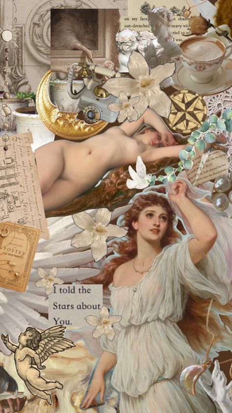 Birth Of Venus Theme Party, Aphrodite Collage, Aphrodite Energy, Enchantress Aesthetic, Lady Aphrodite, Perfume Company, Ancient Roman Art, Medusa Tattoo Design, Swag Wallpaper