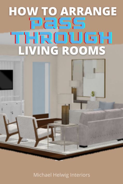 What You Need to Know to Arrange a Pass-Through Living Room with 3 or More Doors Living Room Layout Multiple Doorways, Small Living Room Two Doorways, Living Room Multiple Doorways, Living Room With Two Doorways, Furniture Layouts For Small Living Room, Small Living Room Ideas With Dining Area Layout, Front Living Room Ideas Layout, Decorating Rectangular Living Room, Multiple Living Rooms Spaces