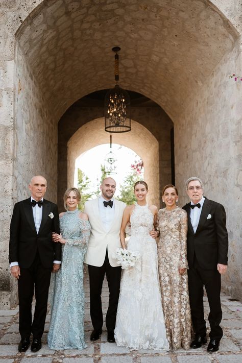 The Bride Wore Four Different Dresses Designed by Her Mother-in-Law for Her San Miguel de Allende Wedding | Vogue Mother Of The Bride Inspiration, Mother In Law Dresses, Wedding Vogue, Wedding Shot List, Gala Fashion, My Wedding Dress, Mother Wedding Dress, Bride Photo, Different Dresses