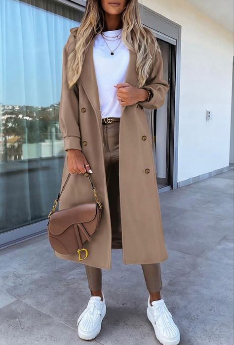 BZB Womens Double Breasted Pea Coat Elegant Notched Lapel Collar Long Trench Coat Winter Wool Blend OverCoats Jackets Mens Casual Jeans, Trench Beige, White Trench Coat, Long Sleeve Suit, Suit Collar, Blazer Jeans, Basic Jackets, Outwear Jackets, Woolen Coat