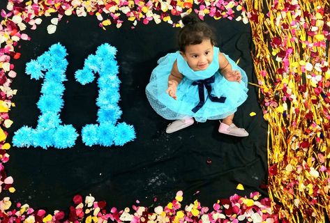 DIY 11th month baby photoshoot 11th Month Baby Photoshoot Ideas, 11 Months Baby Photoshoot Ideas, Month Baby Photoshoot Ideas, Diy Baby Photoshoot, Baby Photoshoot At Home, Baby Photoshoot Ideas, Photoshoot At Home, Newborn Baby Photoshoot, Diy Baby