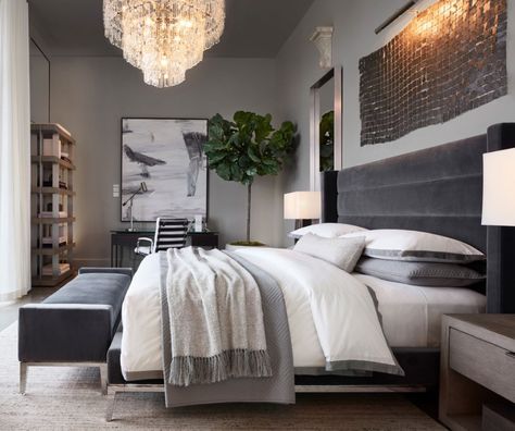 Marin | RH Restoration Hardware Bedroom Modern, Restoration Hardware Showroom, Rh Bedroom Ideas, Rh Bedroom, Restoration Hardware Bedroom, Rh Restoration Hardware, Simply Home, Curated Decor, Rh Modern