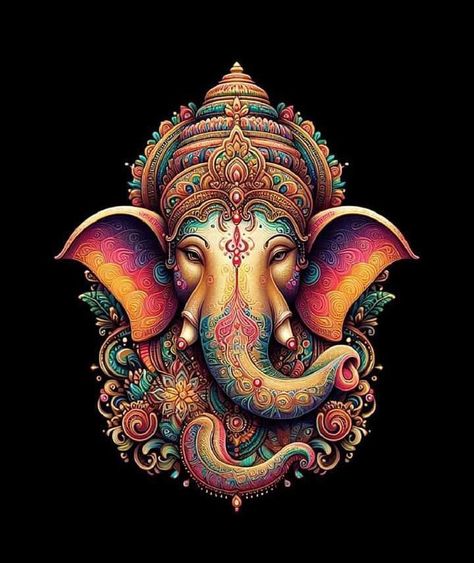 Jai Shree Ganesh, Arte Ganesha, Ganesha Art Illustration, Hindu Statues Goddesses, Clay Ganesha, Om Symbol Wallpaper, Ganesh Art Paintings, Shri Ganesh Images, Shiva Tattoo Design