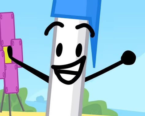 Pen Bfdi, Bfdi Characters, Object Show Characters, Battle For Dream Island, Show Characters, Fav Character, Colour Code, Object Show, Object Shows