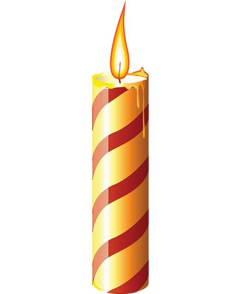 Birthday Candle Clipart, Candle Png, Candle Clipart, Draw Christmas, Png Images Free, Tree Stencil, Christmas Drawings, Christmas Clip Art, Flowers Craft