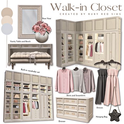 Sims4 Cc Closet Clutter, Ts4 Closet Cc, Sims 4 Clothes Decor, Sims 4 Cc Furniture Closet, Sims 4 Modern Bedroom Cc, Sims 4 Cc Closet Clutter, Sims 4 Cc Furniture Patreon Bedroom, Sims 4 Bedroom Clutter, Sims 4 Cc Decor Clutter