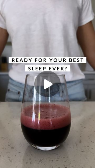 Kristen Boehmer | Gut Health + Mindset Coach on Instagram: "I swear by this 2-ingredient mocktail for the best sleep ever 💤 All I do for this is mix together: - Tart cherry juice: a small amount of tart cherry juice (1/4-1/2 cup), which has been shown to increase melatonin production and overall sleeptime. - Magnesium powder: I personally find that magnesium powder works so much better than taking magnesium tablets, likely because it’s super easy for our bodies to absorb. This combo starts making me super sleepy and ready for bed within 30 minutes - an hour of drinking it. I hope you love it too! Here’s to your best sleep yet!" Magnesium Drink For Sleep, Magnesium Mocktails, Cherry Juice For Sleep, Tart Cherry Juice For Sleep, Magnesium Drink, Magnesium Powder, Health Mindset, Tart Cherry Juice, Seltzer Water