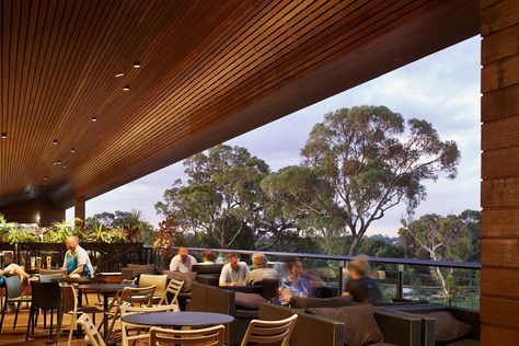 Gallery of Wembley Golf Course / Gresley Abas Architects - 12 Country Club Interior, Clubhouse Interior, Modern Queenslander, Country Club Design, Forms Architecture, Outdoor Pub, Golf Course Photography, Augusta Golf, Golf Clubhouse