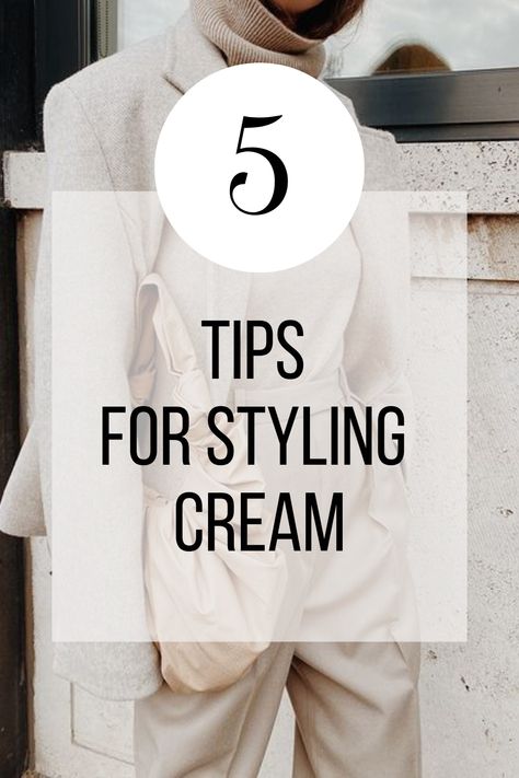 Cream Outfits Ideas | Fall Trend Edit - the gray details