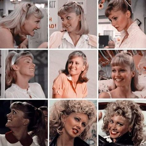 Sandy Grease Hair, Jade Aesthetic, Grease Hair, Sandy Grease, Grease Movie, Grease Is The Word, Grease Hairstyles, Olivia Newton, Olivia Newton John