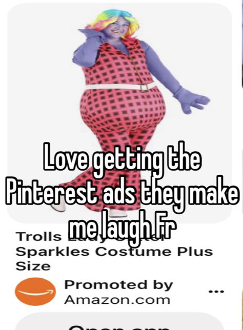 #whisper Pinterest Ads Whisper, Weird Pinterest Ads, Cursed Ads, Cursed Stuff, Easy Crochet Animals, Trendy Halloween Costumes, Childish Gambino, Goofy Pictures, Diy Crafts To Do