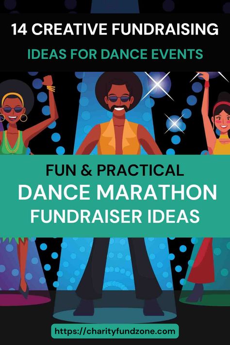 Want to spice up your dance marathon with fundraising ideas that stand out? Check out these 14 unique concepts that can help attract community members and boost your profits! From fun activities that encourage participation to strategies ensuring all ages get involved, you can turn a traditional dance-a-thon into an exciting event. Careers can flourish through themed nights or silent auctions. By uniting teamwork and community spirit, your fundraiser can be memorable! Stop settling for the usual and start innovating. Danceathon Fundraisers, Fundraising Ideas For Dance, Dance Fundraising Ideas, Fun Fundraising Ideas, Creative Fundraising Ideas, Dance Fundraisers, Themed Nights, Fundraising Games, Creative Fundraising