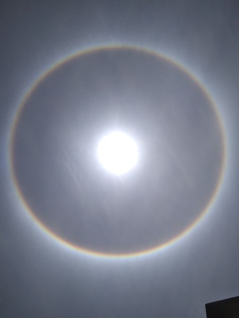 Sun halo...full rainbow 🌈 Sun Halo, Full Rainbow, Halo Halo, Halo, Celestial Bodies, Rainbow, Sun, Quick Saves, Art