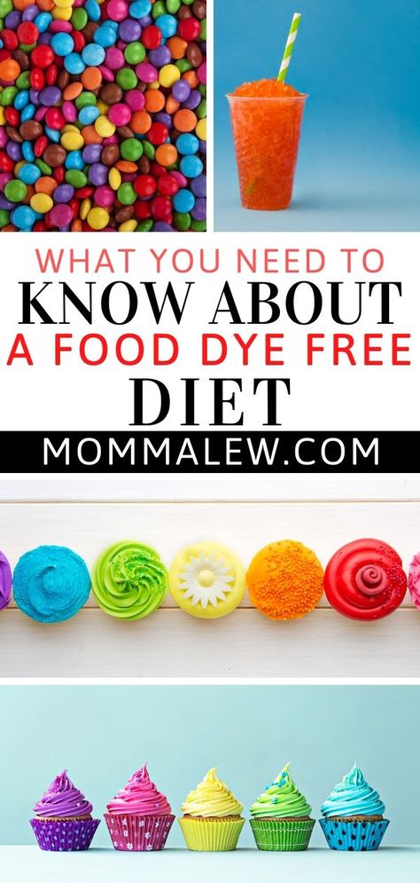 How To Eliminate Food Dyes, Dye Free Fast Food, Gluten And Dye Free Foods, Foods That Have Red Dye 40, Eliminating Dyes From Diet, Foods With No Dyes, Foods With Artificial Dyes, Removing Red Dye 40 From Diet, Artificial Food Dye