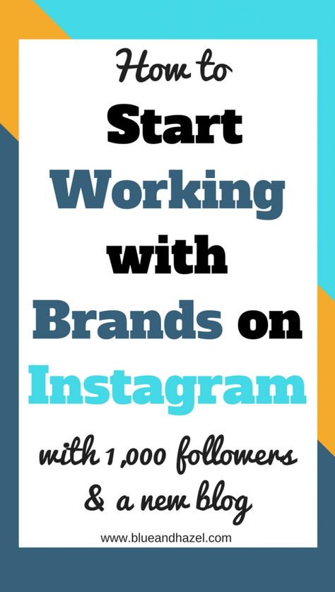 How to start working with brands on Instagram, a detailed guide to how I got started with just 1,000 real followers and a new blog. If you don't have a blog, that's ok! This still has helpful info for you to collaborate with brands and get free product as a small influencer! #workingwithbrands #instagraminfluencer #microinfluencer #blogger #blueandhazel #freeproduct How To Work With Brands On Instagram, Influencer Ideas, Vintage Bungalow, Insta Influencer, Successful Instagram, Instagram Marketing Plan, Working With Brands, Instagram Business Marketing, Instagram Posting