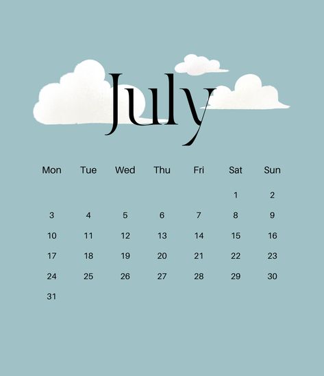 July 2023 Calendar 2023 Calendar