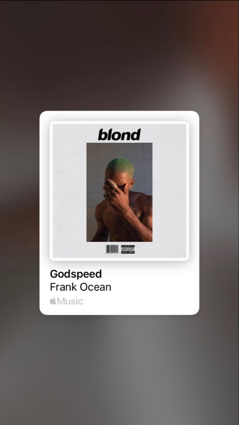 Frank Ocean Apple Music, Godspeed Wallpaper, Godspeed Frank Ocean, Frank Ocean Spotify, Apple Music Aesthetic, Frank Ocean Music, Blond Frank Ocean, Bunny Emoji, Mood Words