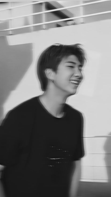 Bts Black And White, Bts Namjoon, Bts Aesthetic Pictures, Bts Lockscreen, Bts Korea, Bts Face, White Photo, Bts Boys, Foto Bts