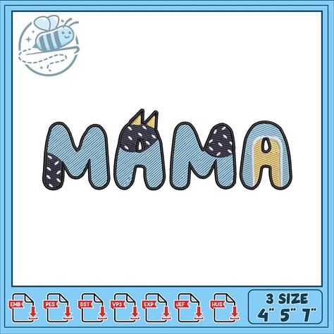 Bluey dad mama cartoon embroidery, bluey wallpaper embroidery Check more at https://embrodesign.com/product/bluey-dad-mama-cartoon-embroidery/ Bluey Wallpaper, Bluey Dad, Cartoon Embroidery, Embroidery