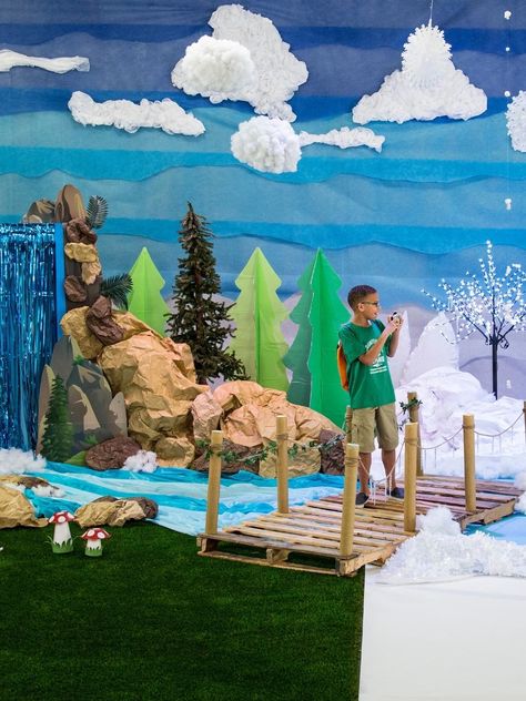 Vbs Camping Theme, In The Wild Vbs, Bible Creation Story, Camping Dramatic Play, Breaker Rock Beach, Camp Vbs, Vacation Bible School Themes, Lifeway Vbs, Post Prom