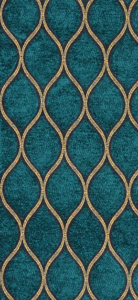 Teal Wallpaper Bedroom, Teal Inspiration, Decoration Hall, Teal Wedding Colors, Teal Color Schemes, Tapete Gold, Peacock Fabric, Motif Art Deco, Teal Accents