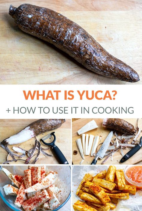 Yuca Root Recipes, How To Cook Yucca, Yuka Root Recipe, Yucca Root Recipes, Starch Vegetables, Cassava Recipes, Unusual Vegetables, Cassava Roots, Yucca Recipe