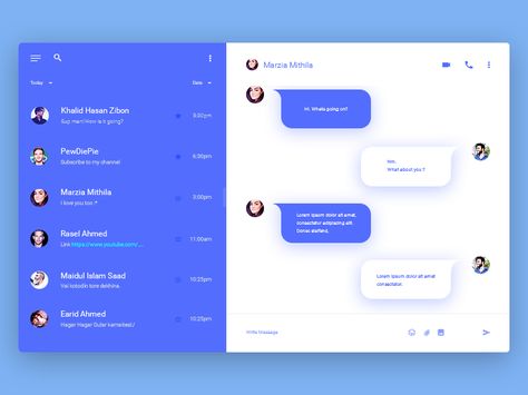 Chat Module Rebound - via @designhuntapp Chat Interface Design, Chat Website Design, Chat Web Design, Chat Ui Design, Chat Website, Chatbot App, Chatbot Design, Chat Design, Online Chatting