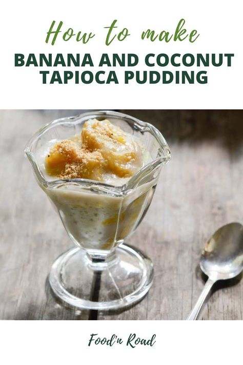 Learn to cook Chè Chuối, a Vietnamese recipe for banana and coconut tapioca pudding. With few ingredients and easy to prepare, you will be surprised.  Sagu Recipe | Tapioca Pudding | Easy Pudding Recipe | #vietnamesefood #coconutmilk  via @foodandroad Coconut Tapioca Pudding, Coconut Tapioca, Vietnamese Recipe, Tapioca Recipes, Leftover Breakfast, Easy Pudding Recipes, Tapioca Pudding, Sweet Soup, Food Tourism