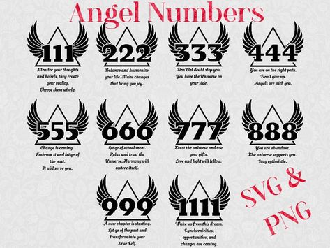 111 Angel Number Svg Trendy Svg Angel Svg Self Love Svg Luck 777 Svg Angel Wings 333 Angel Number 444 Angel Number Aesthetic Svg Numerology - Etsy Spirit Numbers, Number Manifestation, Angel Number Aesthetic, Angel Of Protection, 1111 Angel Number, Angel Time, 666 Angel Number, Angel Number 999, Angel Numbers 333