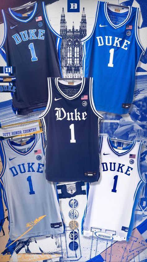 Basketball Kit, Nba Uniforms, Basketball Uniforms Design, Sports Design Ideas, Best Jersey, Sports Jersey Design, Girls Dresses Sewing, Basketball Design, Duke Basketball