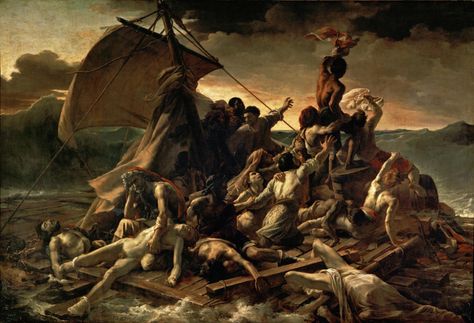 The Raft of the Medusa: Théodore Géricault - The Louvre (Paris) |10 masterpieces that describe Romanticism's contrasts and passions | Explore by Expedia The Raft Of The Medusa, Raft Of The Medusa, Romantic Artwork, Most Famous Paintings, Francisco Goya, Medusa Tattoo, Caravaggio, Romantic Art, Rembrandt