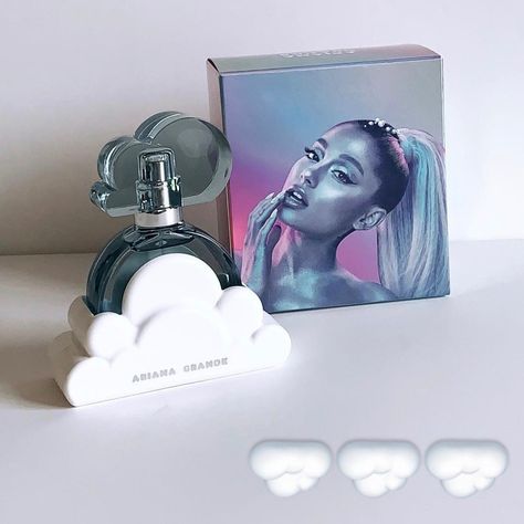 Ariana Grande's Cloud Perfume Is a ... Ariana Grande Cloud Perfume, Cloud Perfume, Koleksi Makeup, Ariana Perfume, Fragrance Ad, Ariana Grande Perfume, Bday List, Fragrance Packaging, Perfume Reviews