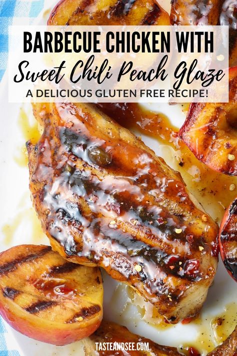 Peach Moscato, Lush Desserts, Bbq Foods, Peach Glaze, Peach Chicken, Bbq Chicken Recipe, Peach Sauce, Copycat Olive Garden, Cook Meals