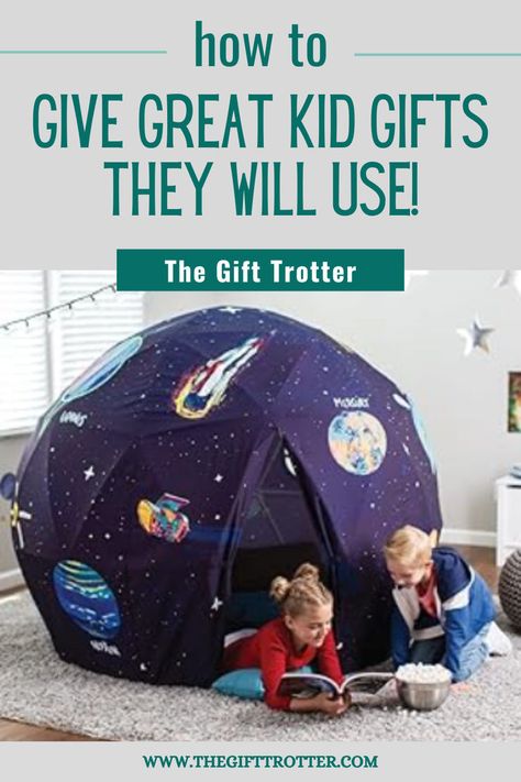 Creative kids gifts are fun to give. Kids love something they can play with and use for hours on end. This fun glow in the dark globe would be the perfect indoor toy. This kids gift guide includes arts and crafts gifts, musical gifts and dress up gifts that will bring out the creativity in any kid. Get Gifting by clicking here and heading to The Gift Trotter for gift inspiration! Gifts For Kids That Arent Toys, Kid Gifts For Christmas, Kids Nature Gifts, Christmas Gift Ideas For Kids Not Toys, Best Toddler Christmas Gifts, Gifts For 4 Year Boy, Toddler Boy Gift Ideas, Unique Christmas Gifts For Kids, Diy Kid Gifts