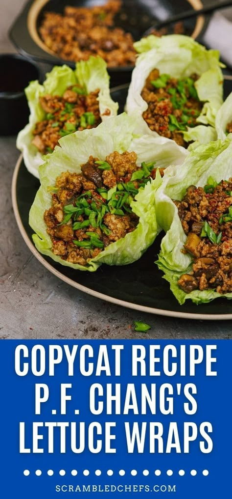 Thai Ground Turkey Lettuce Wraps, Pork Lettuce Wraps Healthy, Lettuce Wraps With Ground Chicken, Ground Turkey Lettuce Wraps Easy, Pf Change Ground Chicken Lettuce Wraps, Ground Chicken Wrap Recipes, Teriyaki Turkey Lettuce Wraps, P F Changs Lettuce Wraps Copycat, Teriyaki Chicken Wraps Recipes