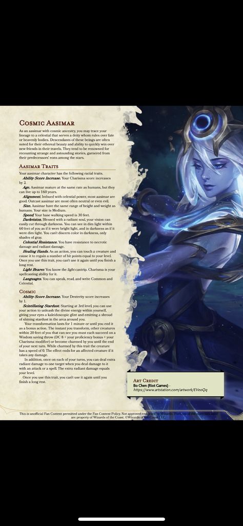 Moon Sorcerer Dnd, Dnd Races Chart, Moon Weaver Dnd, Space Dnd Races, Celestial Warlock Dnd, Dnd Celestial Races, Homebrew Races 5e, Dnd Celestial, Dnd Homebrew Race