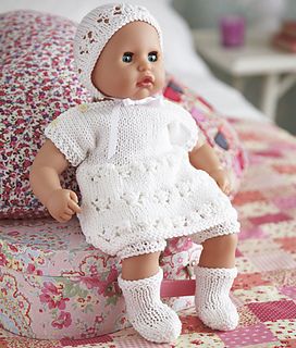 Ravelry: Woman's Weekly Knitting & Crochet, September 2015 - patterns Tops Tejidos A Crochet, Knit Baby Doll, Baby Born Kleidung, Crochet Doll Clothes Patterns, Knitted Doll Patterns, Baby Doll Clothes Patterns, Knitting Dolls Clothes, Doll Clothes Patterns Free, Baby Doll Pattern