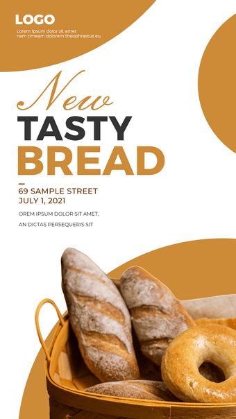 Fashion Simple Geometry Bread Club Media Advertising Instagram Story#pikbest#backgrounds Bread Ads, Breakfast Catering, Bread Breakfast, Poster Idea, Calendar App, Instagram Advertising, Bakery Design, Food Ads, Breakfast Breads