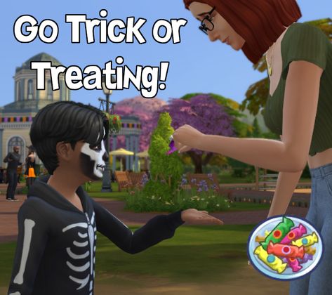 Mod The Sims - Trick or Treat Tradition Overhaul Sims 4 Trick Or Treat Mod, Mod For Sims 4, Sims 2 Games, Sims 4 Cc Maxis Match, Sims 4 Cc Maxis, Sims 4 Anime, Sims 4 Game Mods, Sims 4 Expansions, Play Sims