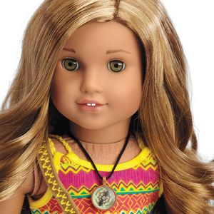 american girl lea clark doll | Lea Clark (doll) - American Girl Wiki - Wikia Lea Clark, American Girl Doll Names, Face Mold, Book Necklace, Necklace Dress, Brown Hair With Highlights, Feathered Hairstyles, New Dolls, Light Brown Hair