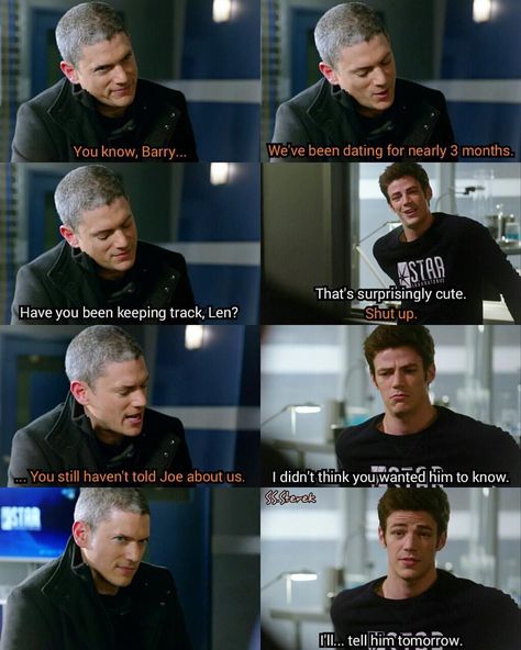 Barry Allen X Leonard Snart, Berry Allen, Mick Rory, Dc Ships, Captain Cold, Flash Drawing, Legends Of Tommorow, Leonard Snart, Flash Funny