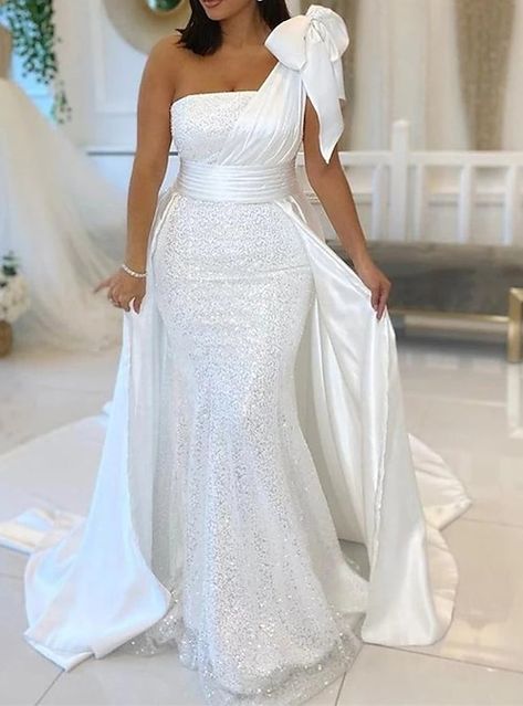 Wedding Dresses Mermaid Trumpet, Mermaid Trumpet Wedding Dresses, Satin Bridal Gowns, Wedding Dresses Mermaid, Bow Wedding Dress, Cheap Wedding Dresses Online, Trumpet Wedding Dress, Dresses Mermaid, Lace Bridal Gown