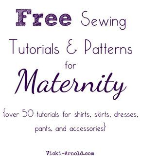 54 Free Sewing Tutorials and Patterns for Maternity Diy Maternity Clothes, Maternity Sewing Patterns, Free Sewing Tutorials, Maternity Patterns, Maternity Sewing, Maternity Shirts, Sewing Tutorials Free, Shirts Ideas, Creation Couture