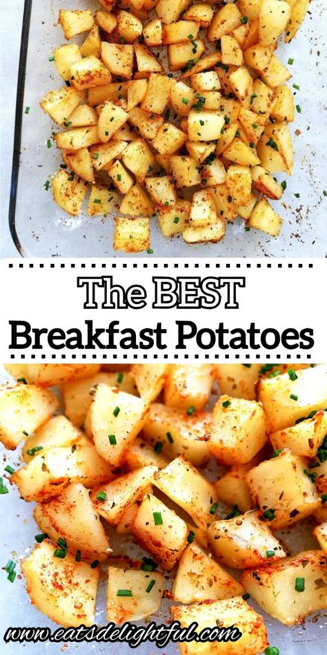 Best Breakfast Potatoes, Fried Breakfast Potatoes, Breakfast Potatoes Recipe, Crispy Breakfast Potatoes, Potato Breakfast Recipes, Restaurant Breakfast, Recipes Sides, Potatoes Easy, Fried Breakfast