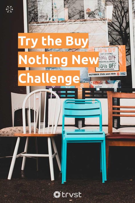 "Try the Buy Nothing New Challenge"- Our purchasing decisions are responsible for the consumption problem that threatens the planet today. Something as simple as a new t-shirt alone takes so much from the Earth. To grow the cotton to sew a T-shirt, we require 2700 liters of water. Joining the buy nothing new challenge is... #trvst #inspiration #sustainableliving #impact #reduce #environmental #earth #water #planet #grow #environment #upcycle #bethechange Water Planet, Buy Nothing, Electronic Waste, Buy Used Cars, Nothing New, New Challenge, Change Maker, Energy Use, New Stuff