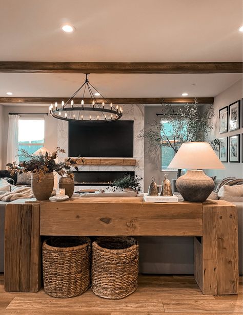 Shop Authentic Hand Hewn Beam Floating … and other curated products on LTK, the easiest way to shop everything from your favorite creators. Hand Hewn Beams, Console Styling, Winter Home Decor, Vintage Home Decor, Lake House, Console Table, Home Interior Design, Beams, Floating