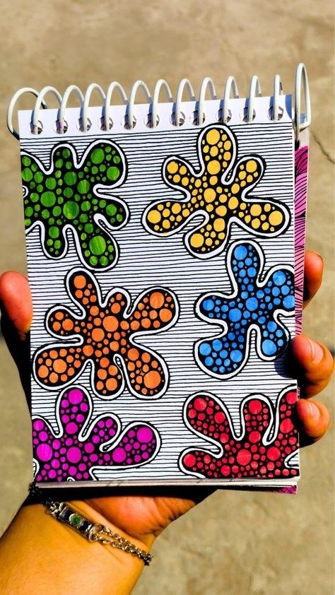 the dooodle station | ❤️💚💓💙💛 . . . #doodles #colorfulart #zentangles #doodleoftheday #doodleart #easydoodle #theraputicart #relaxingart #arttherapy #artstudents… | Instagram Colourful Drawings Easy, Pattern Doodle Art, Doodle Drawings Colourful, Doodles For Sketch Book, Doodle Page Ideas, Colourful Zentangle Art, Coloured Doodles, Zentangle Art Colorful, Kid Doodles