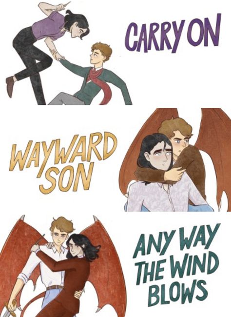 Any Way The Wind Blows Fanart, Simon Snow And Baz Fanart, Snow Baz Fanart, Carry On Book Fanart, Anyway The Wind Blows Rainbow Rowell, Carry On Fanart, Simon Snow Trilogy, Baz X Simon Fan Art, Snowbaz Headcanon