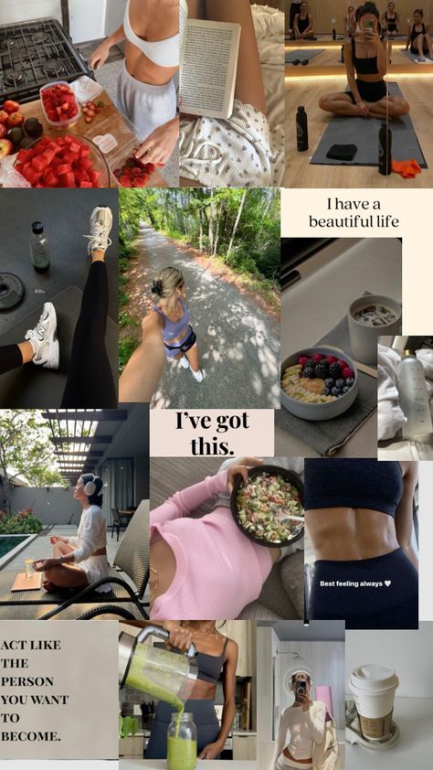 Healthy Asthetics, Lifestyle Goals Inspiration, Life Together Aesthetic, Wellness Instagram Feed, Winter Arc, Vision Board Wallpaper, Personal Growth Motivation, Dream Vision Board, Organic Lifestyle