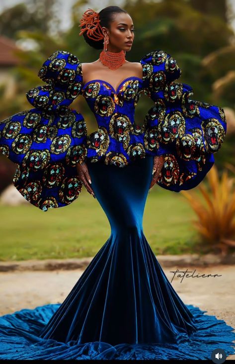 Igbo Bride, Bride Inspiration, Blue, Black, Art